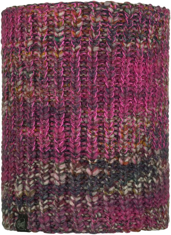 Вязаный шарф-труба с флисом Buff Neckwarmer Knitted Polar Sabine Pump Pink Фото 1
