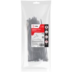 Кабельная стяжка ЭРА NO-224-213 (хомут) нейлоновая 2.5 х 100 мм чёрная (25 шт/уп) | Кабельные стяжки (хомуты)