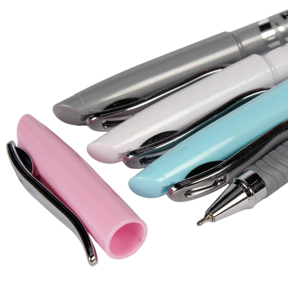 Ручка масляная Piano РТ-273, 0,7мм, синяя, с грипом, 4 цвета микс , C-40762 (Комплект 50шт.)