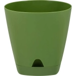 Горшок для цветов AMSTERDAM D 200 mml с прикорневым поливом оливковый
