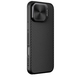 Чехол от Nillkin из арамидного карбона (кевлар) для iPhone 16 Pro, серия CarboProp Magnetic Case, с поддержкой беспроводной зарядки