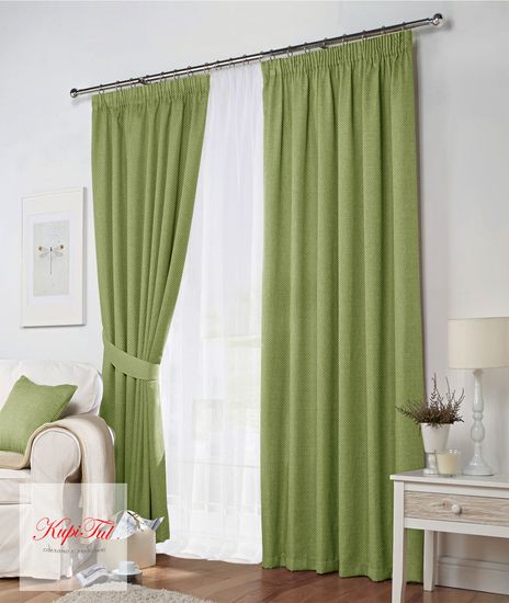 Комплект штор Тоскана (салатовый)