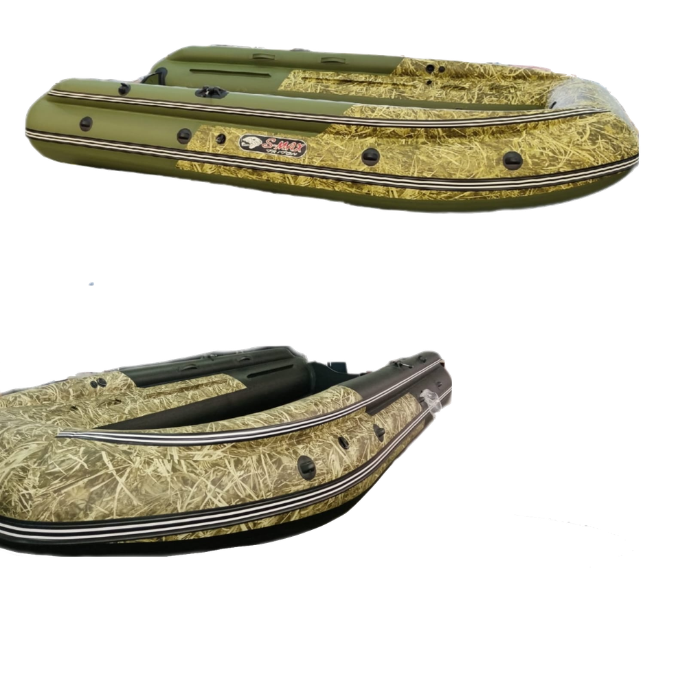 Лодка ПВХ Angler Reef Тритон S-Max 370FiND с интегрированным фальшбортом