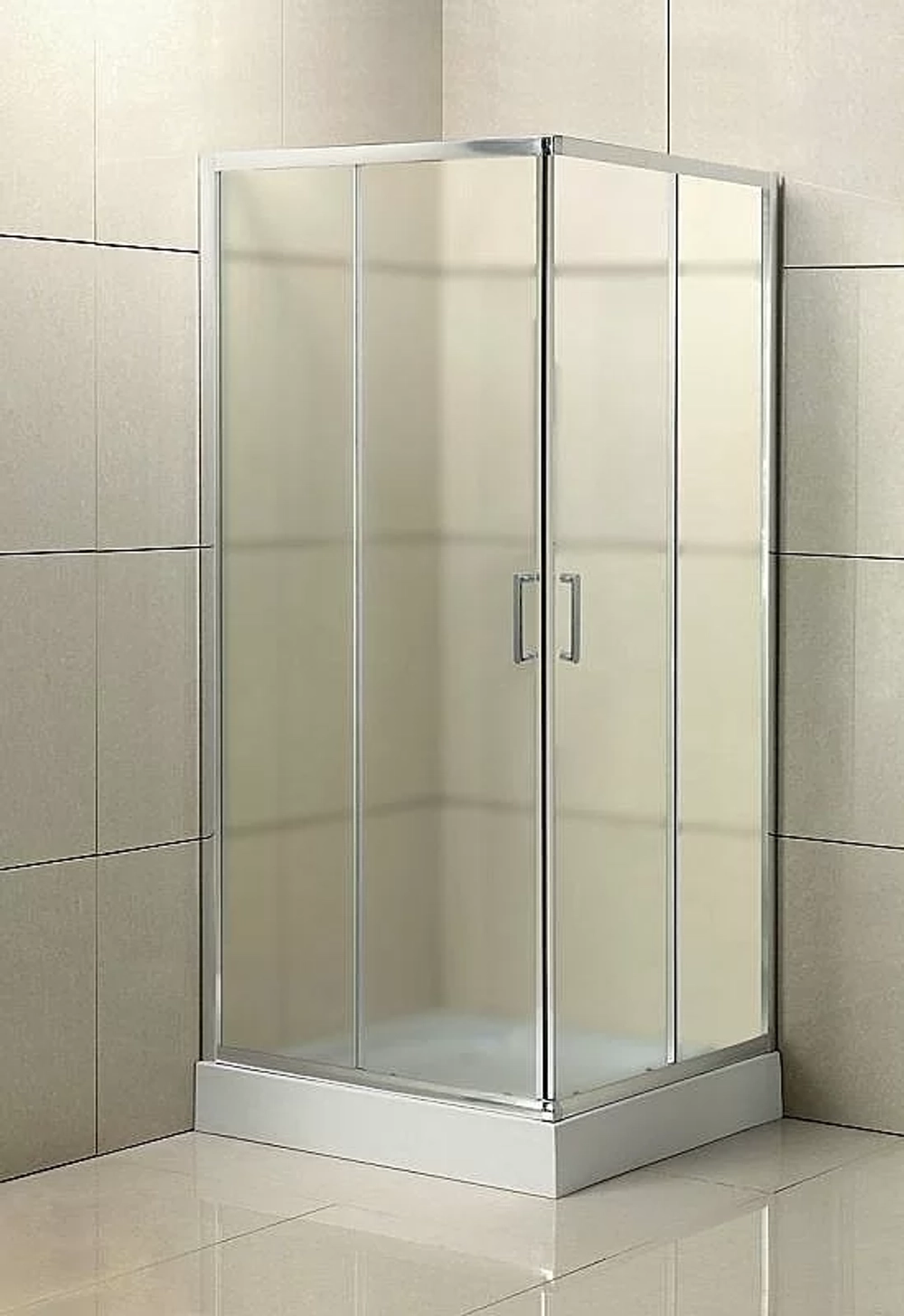 Душевой уголок BelBagno UNO 195-A-2 95x95 матовый/хром