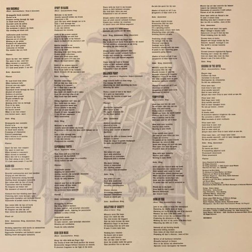 SLAYER - SEASONS IN THE ABYSS (LP)