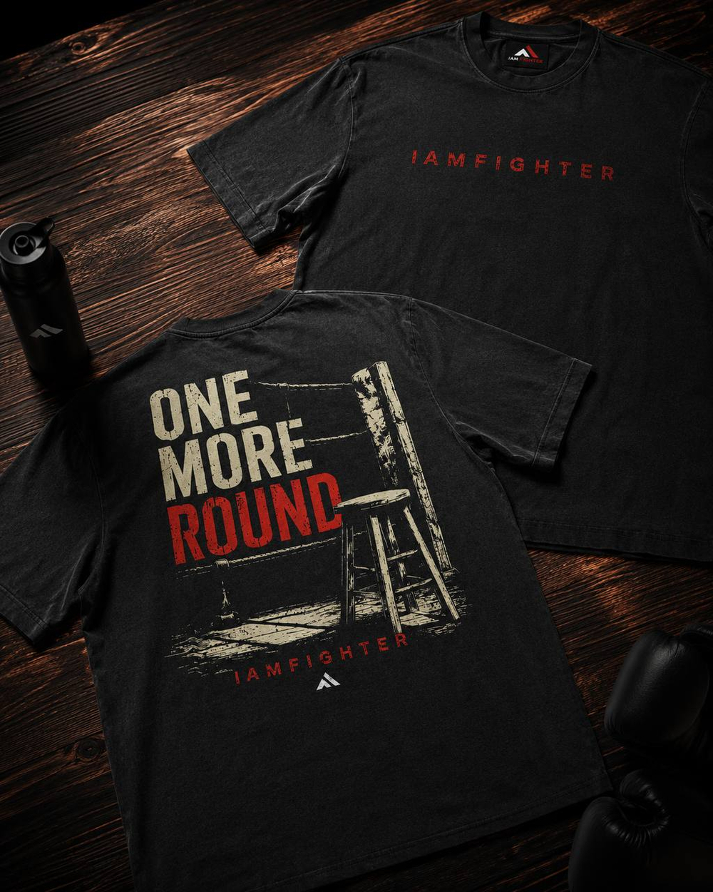 Футболка IAMFIGHTER | One More Round хлопок