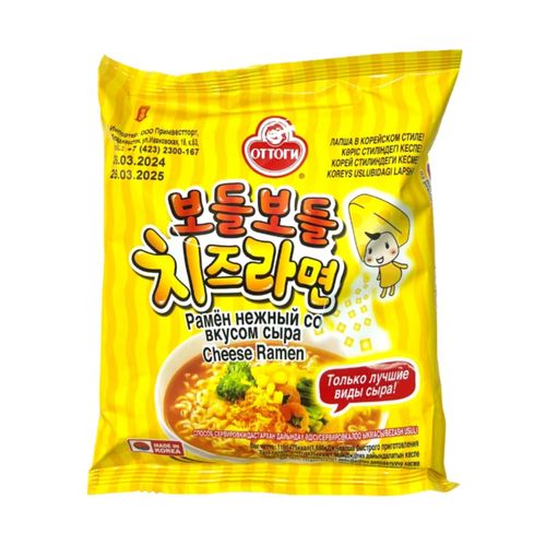 Лапша быстрого приготовления Ottogi Нежный сыр Рамен 111 г