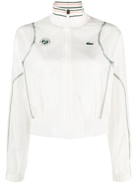 Женская теннисная куртка Lacoste Sport Roland Garros Edition Post-Match Cropped Jacket