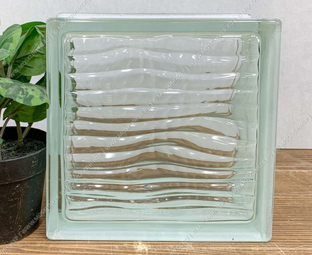 Стеклоблок Vitrablok Водопад 19x19x8 - Бесцветный