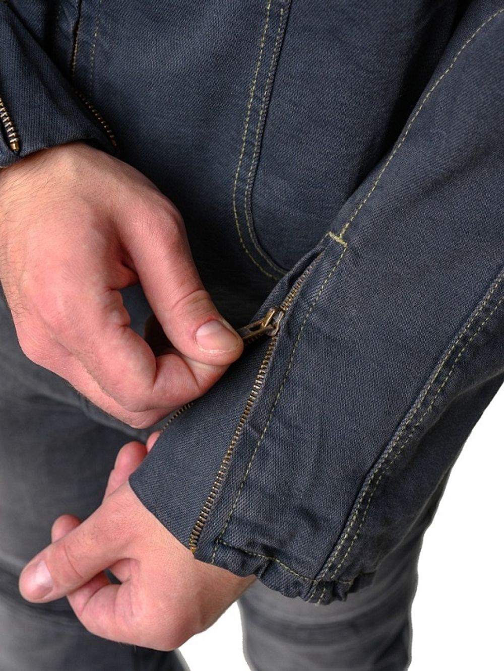 Ghost / Slim fit Cordura Denim стрейч / Серый