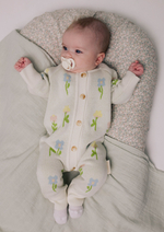 Комбинезон вязаный (цветочные мечты)