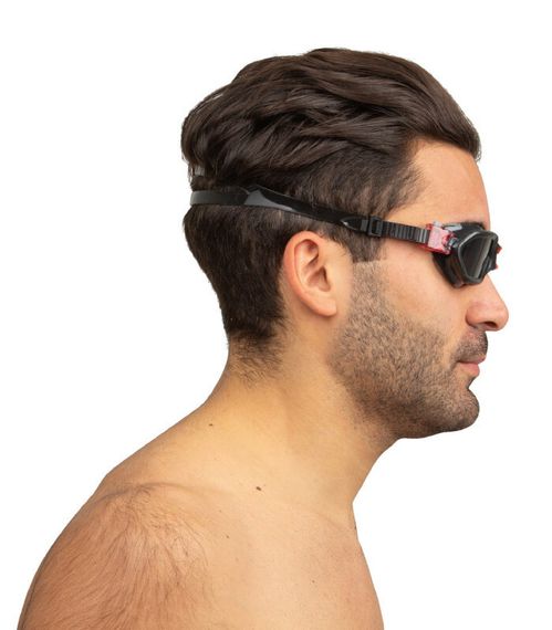 Очки для плавания Seac Aquatech тонированные стекла черный/красный