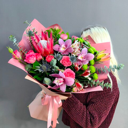 Авторский букет с протеей