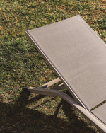 Шезлонг Capraia из бежевого алюминия