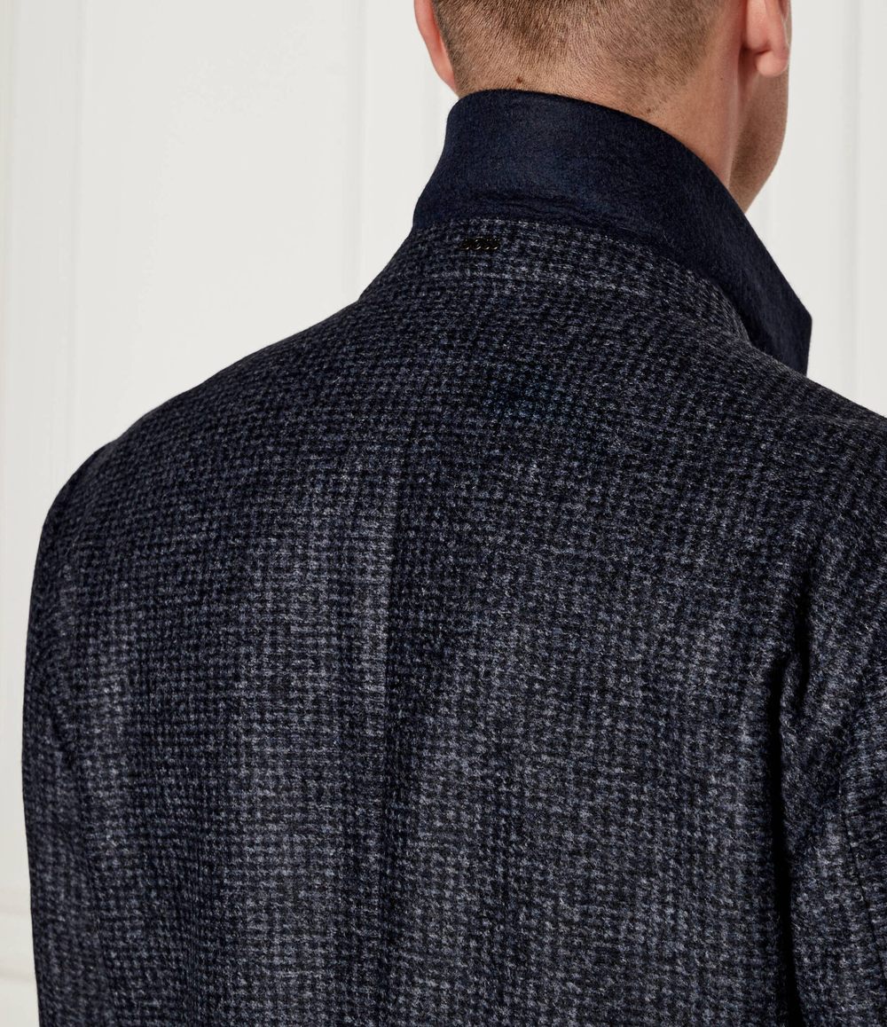 Пальто H-Hyde BOSS BLACK - темно-синий(50528132)