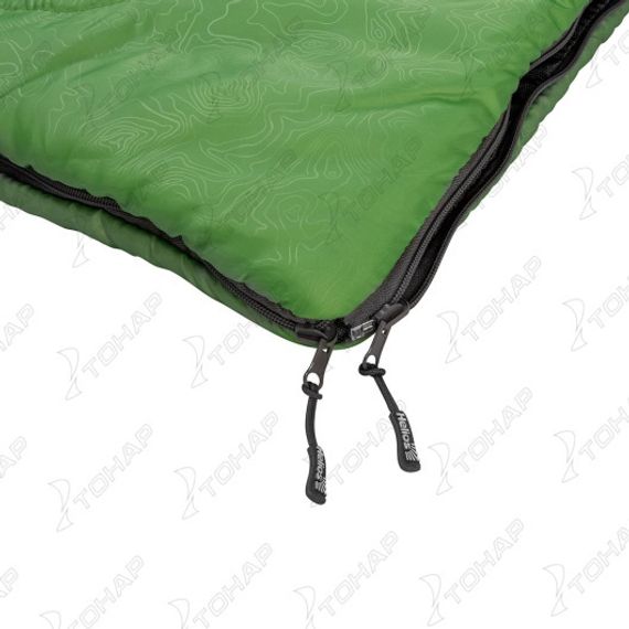 Спальный мешок TORO 300L (210х70, левый, стратекс, салатовый) (T-HS-SB-T-300L) Helios