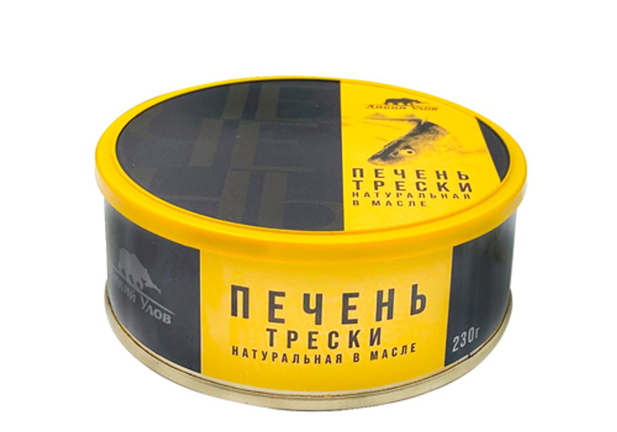 Печень трески натуральная ГОСТ, 230г