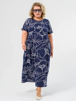 Платье женское "Маки"