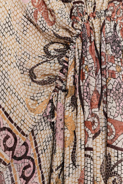 ZARA ПЛАТЬЕ-ТУНИКА С ПРИНТОМ — ZW COLLECTION, РАЗНОЦВЕТНЫЙ