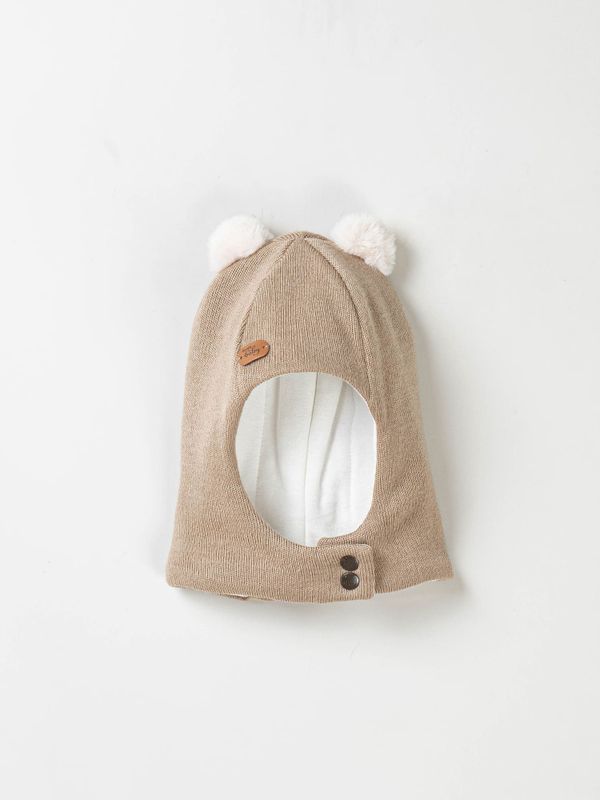 Шлем зимний из смесовой шерсти 