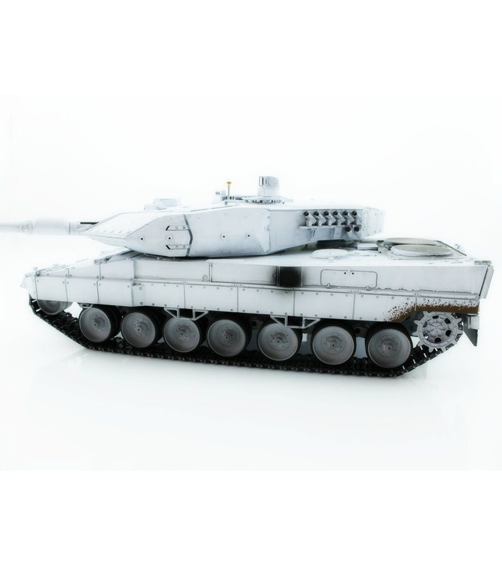 Радиоуправляемый танк Taigen 1/16 Leopard 2 A6 (Германия) (для ИК танкового боя) UN 2.4G RTR, деревянная коробка