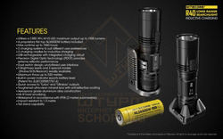 Фонарь Nitecore R40 с док станцией