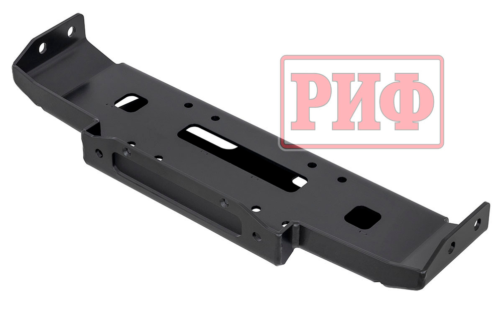 Площадка под лебёдку в штатный бампер Mitsubishi Pajero IV РИФ