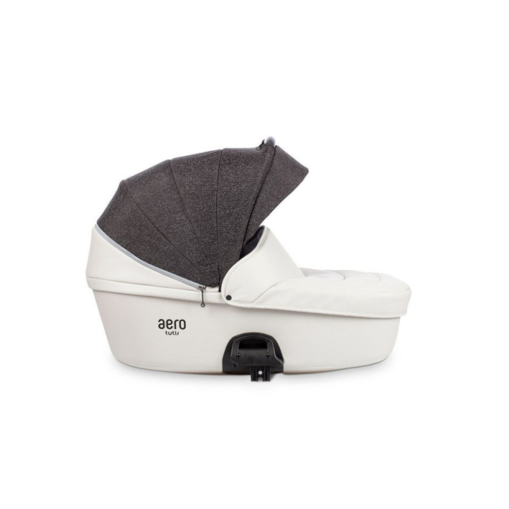 Детская коляска Tutis Aero 2 в 1 New 2019 №140 Reflective (Белый) кожа