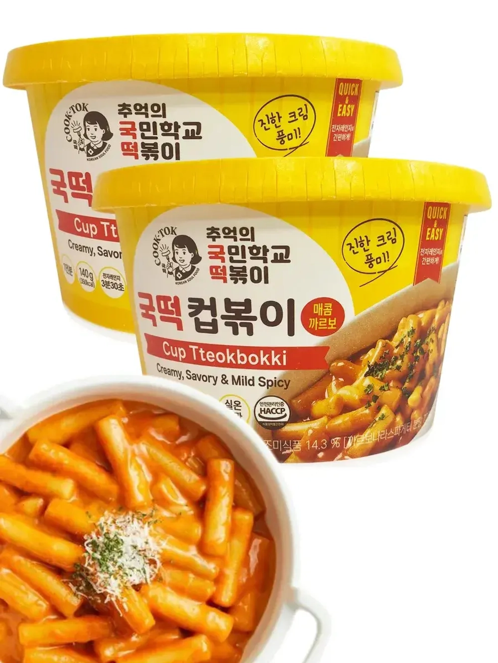 Токпокки в остром сливочном соусе Cupbokki 140 г * 2 шт