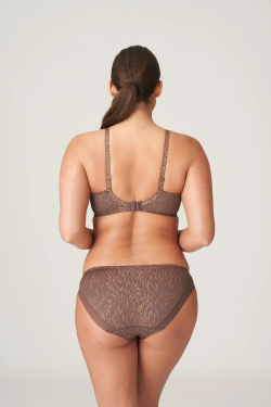 PRIMADONNA Twist Penn Station Бюстгальтер с поролоновым вырезом в форме сердца, шоколадно-коричневый
