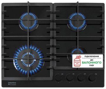 Варильна поверхня газова INTERLINE HGG 763 FGT BM FLAME