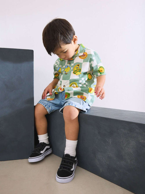 Рубашка с коротким рукавом и футболка в комплекте для мальчика Next AB6-482, Белый, Мятный