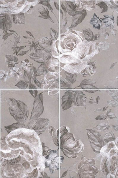 Панно Александрия серый 8272\4x\3F комплект из 4х частей