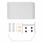 Конвектор электрический Denzel XCE-1000, 230 В, 1000 Вт, белый, сушилка, колеса, Х-элемент, 98130