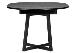 Деревянный стол Регна 100(130)х100х75 черный