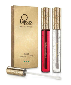 Гель для сосков Bijoux Indiscrets Cooling and Warming Nip Gloss на водной основе (2х13мл)