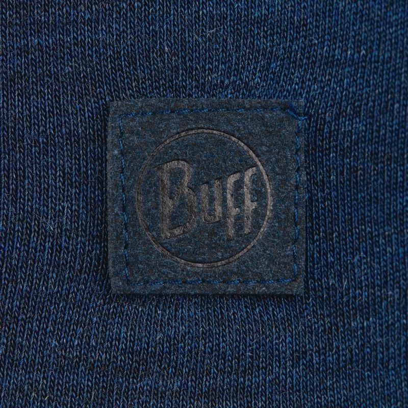 Теплая шерстяная шапка-бини Buff Hat Wool Heavyweight Denim Фото 4