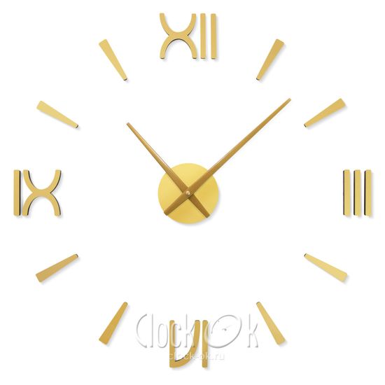Настенные 3D часы с римскими цифрами