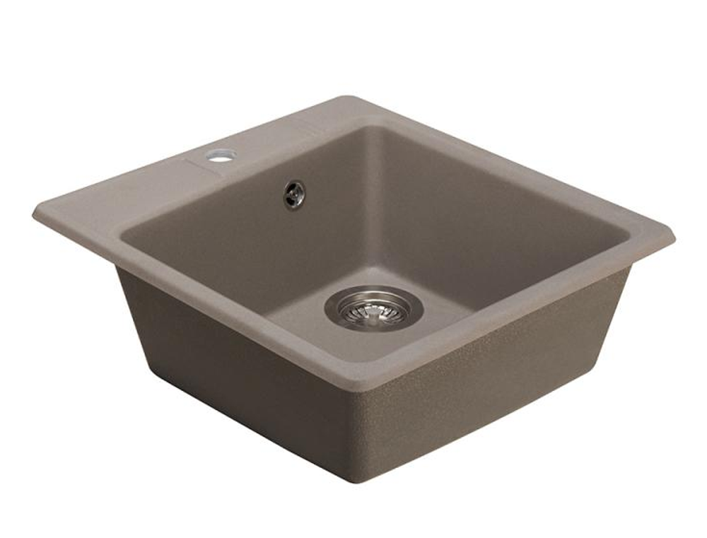 Кухонная Мойка Парма 510*470*175 мм Серый шелк NEW