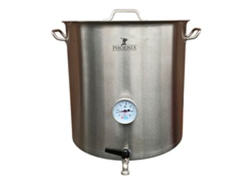 Сусловарочный котел 50,3 л Пивоварня.ру с краном и термометром (уценка)