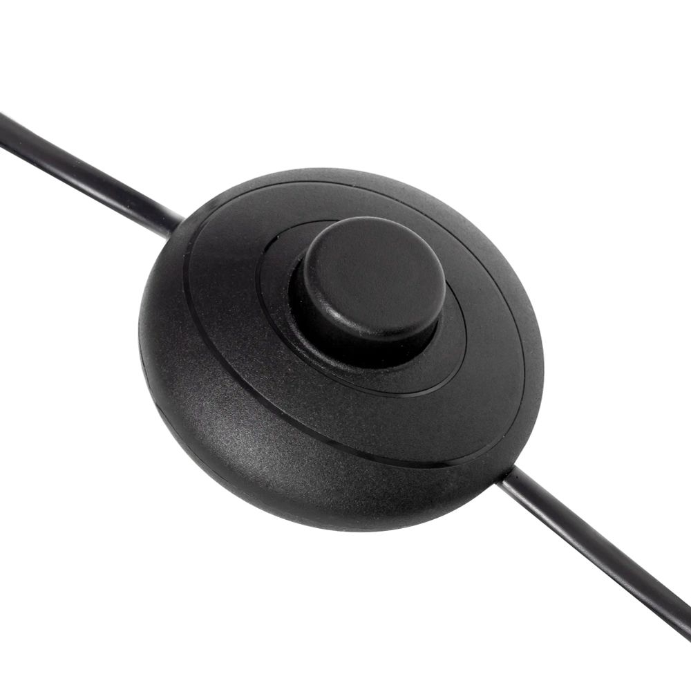 Citilux Рейнер CL806022 Торшер чёрный со столиком и серым абажуром