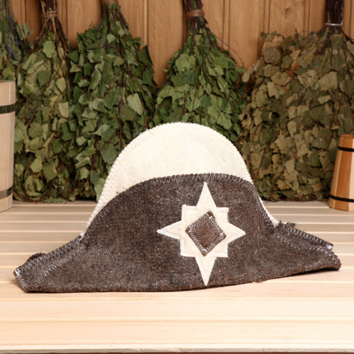 Шапка для бани "С легким паром" БАЦЬКИНА БАНЯ (18058)