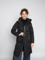 Куртка зимняя удлиненная с капюшоном
