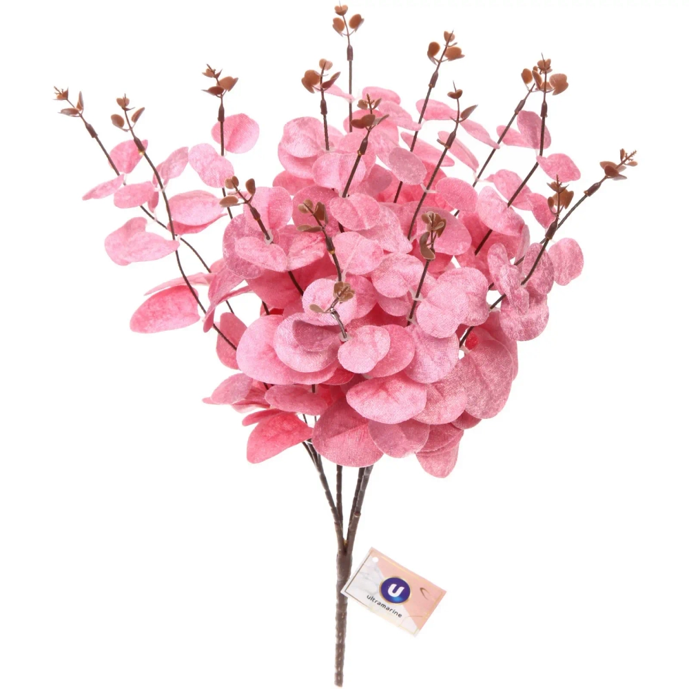 Искусственные цветы «FLOWERS MAGIC» 50см Эвкалипт розовый