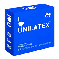 Классические презервативы Unilatex Natural Plain 3шт