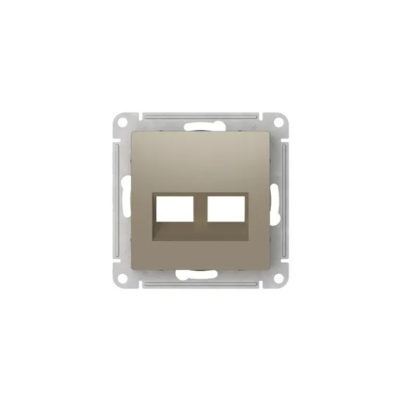 Накладка двойная AtlasDesign для информационных функций типа Keystone шампань SE ATN000590