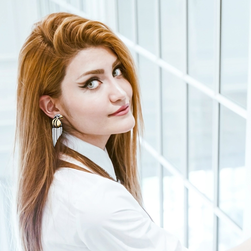 Владыка небес / Lord of Heaven, earrings,  Aurum