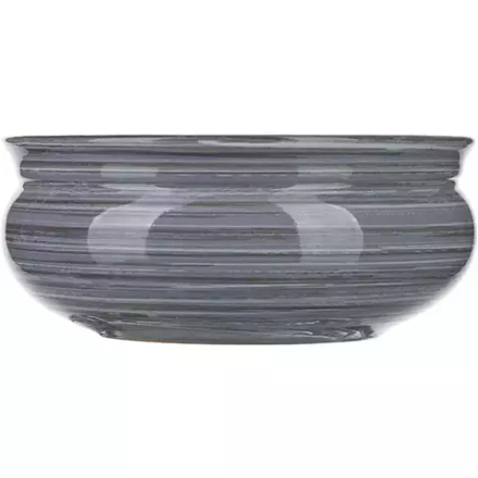 Тарелка глубокая «Пинки» керамика 0,5л D=14,H=6см серый