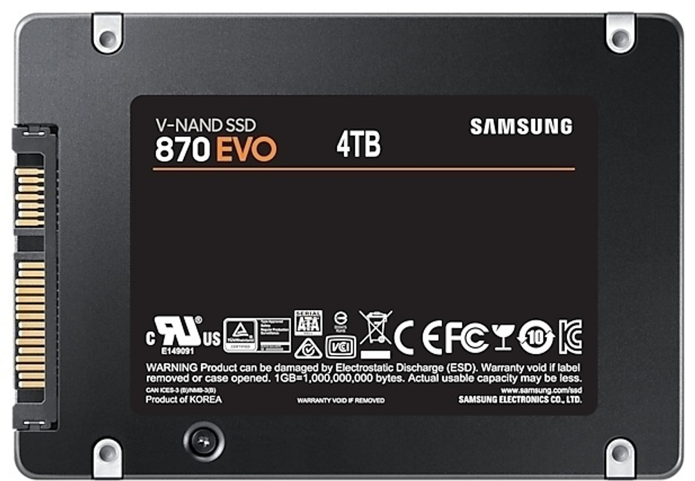 Samsung 870 EVO MZ-77E4T0BW 4TB черный