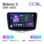 Teyes CC3L 9"для Suzuki Baleno 2015-2021
